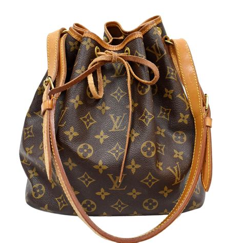 Louis Vuitton Noe Handbag Monogram Canvas BB Brown 